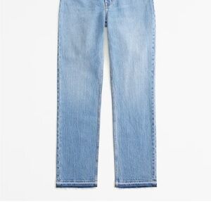 EUC Abercrombie & Fitch Curve Love Ultra High Rise 90s Straight Jean